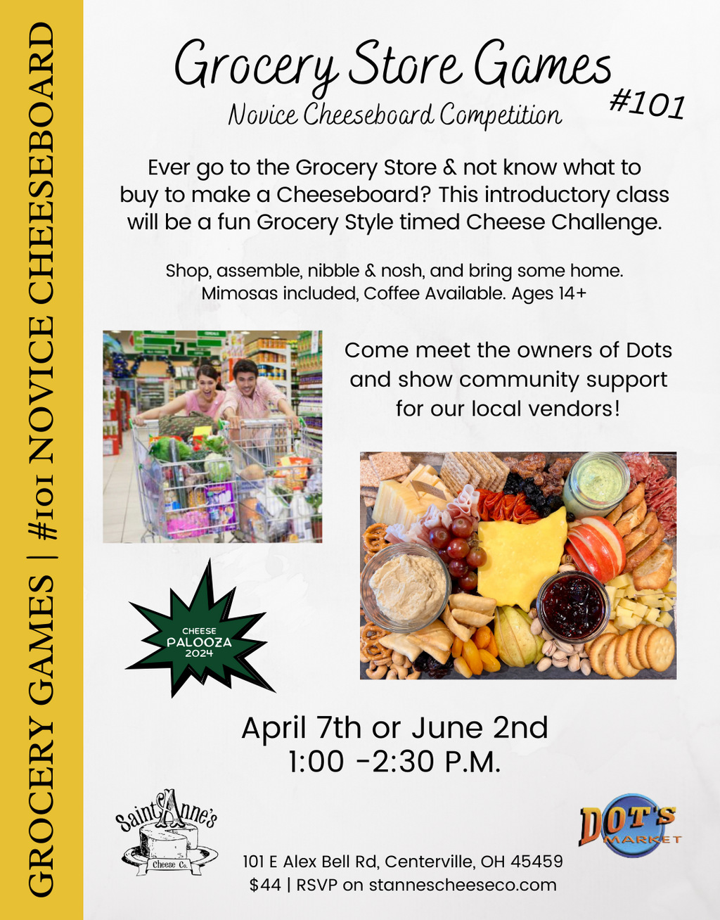 Grocery Store Games #101 | Novice Cheeseboard Competition