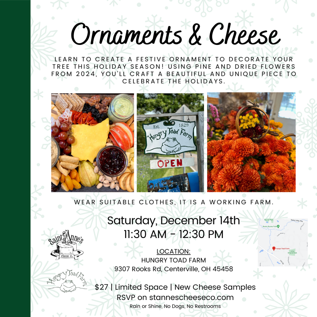 Ornaments & Cheese Class